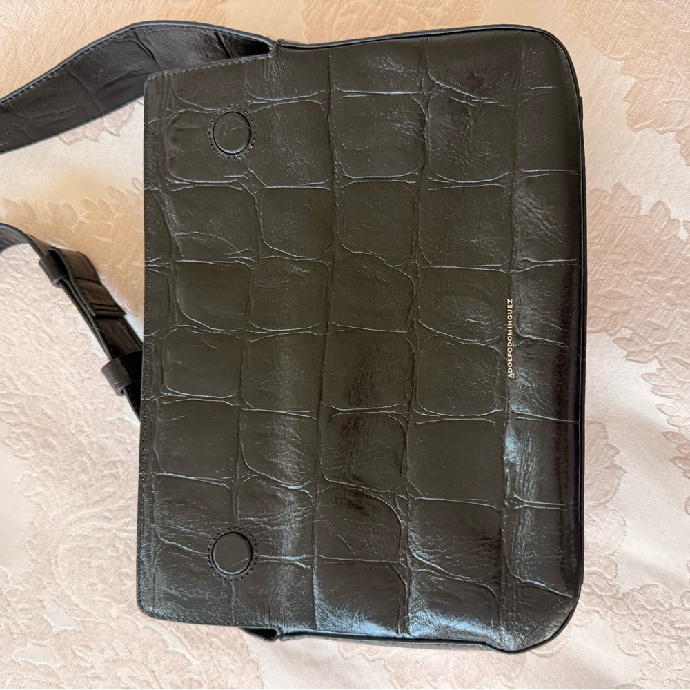 Adolfo Dominguez Cream Crossbody Bag - Picture 7 of 13